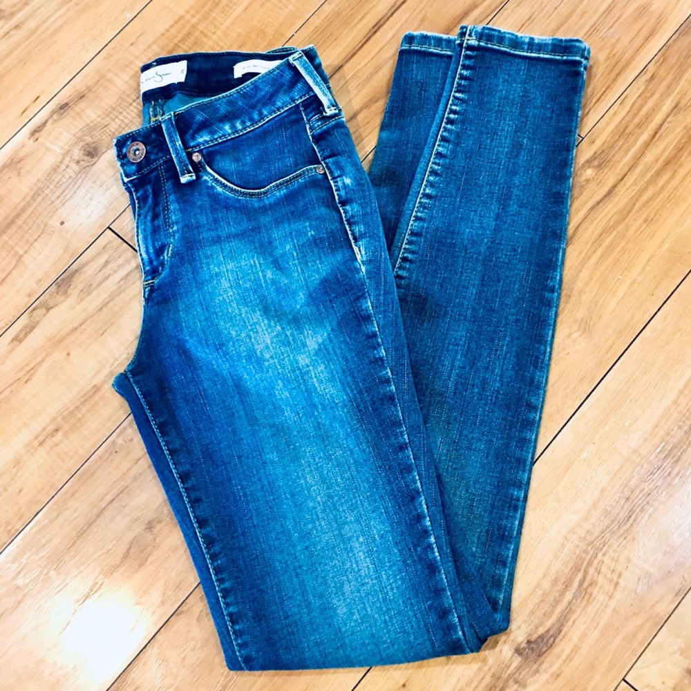 Jessica Simpson Kiss Me skinny denim jeans super stretch 26 waist